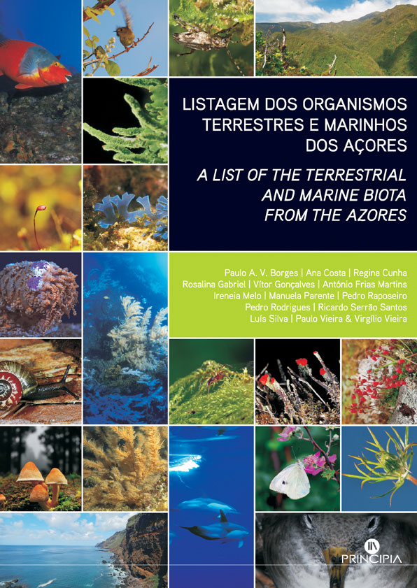 Listagem Organismos Terrestres Marinhos dos Açores